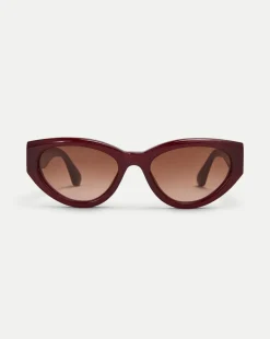 Veronica Beard Accessories|The Gift Guide*06 Sunglasses in Burgundy