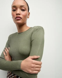 Veronica Beard Tops|Sweaters*Acara Pullover in Stone Army StoneArmy