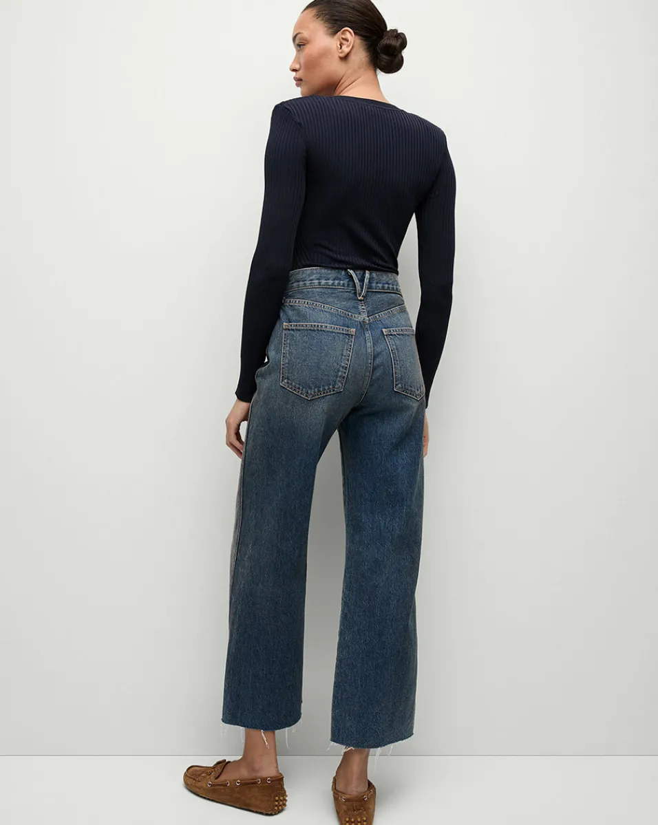 Veronica Beard Tops|Sweaters*Acara Ribbed Pullover in Navy