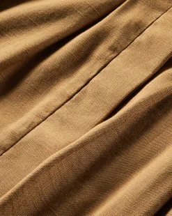 Veronica Beard Dresses*Adavi Khaki Linen Shirt Dress DesertKhaki