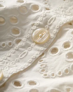 Veronica Beard Tops|Matching Sets*Adelyn Cotton Eyelet Tank in Off-White