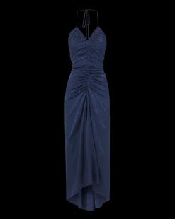 Veronica Beard Dresses*Aldana Stretch-Silk Dress Marine