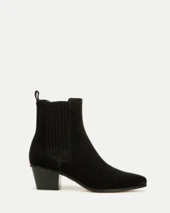 Veronica Beard Boots & Booties*Alina Suede Bootie in Black