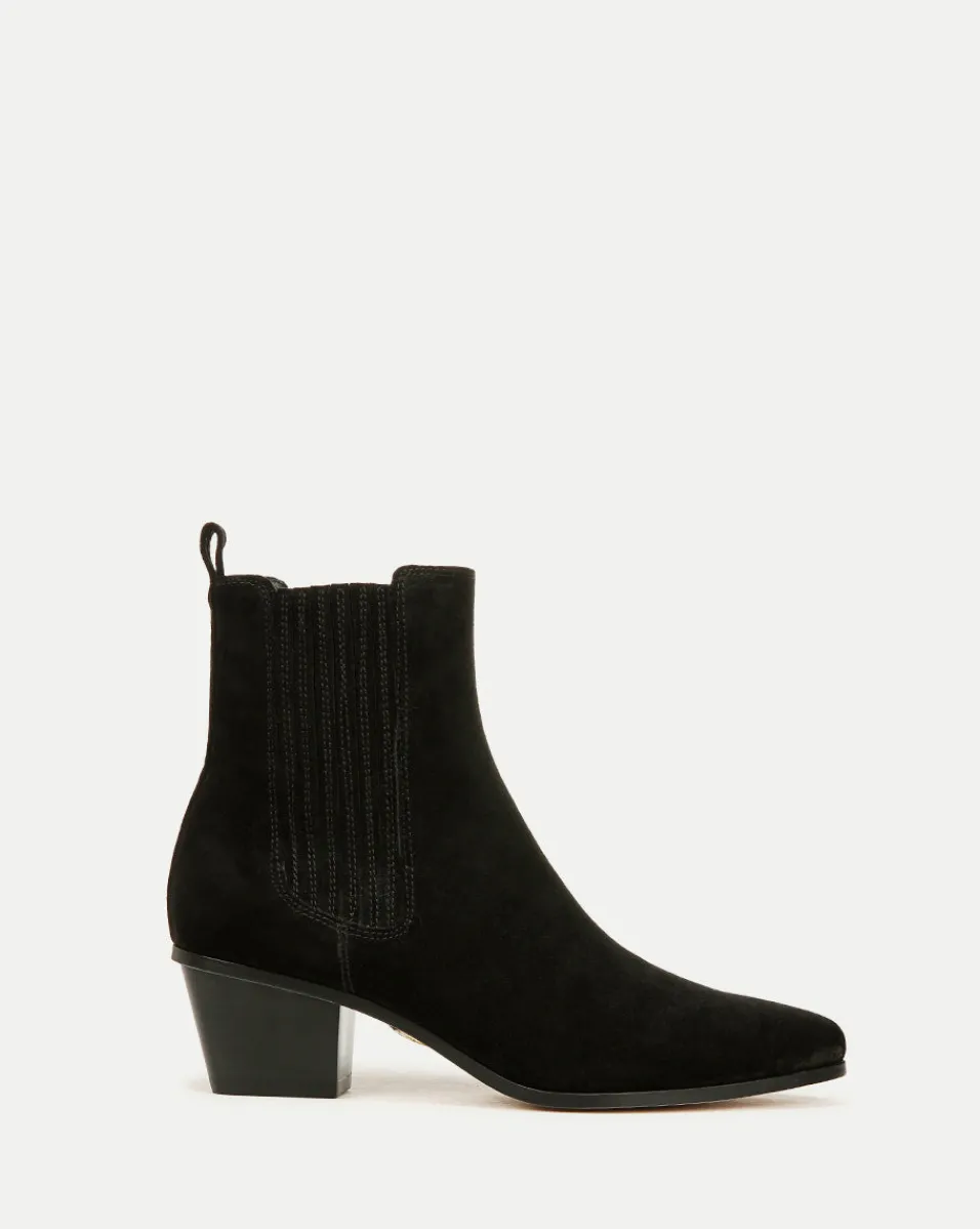 Veronica Beard Boots & Booties*Alina Suede Bootie in Black