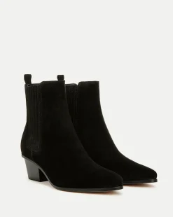 Veronica Beard Boots & Booties*Alina Suede Bootie in Black