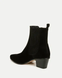 Veronica Beard Boots & Booties*Alina Suede Bootie in Black