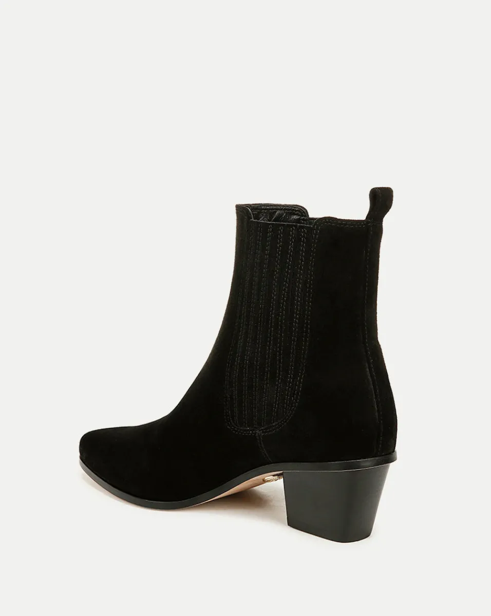 Veronica Beard Boots & Booties*Alina Suede Bootie in Black