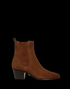 Veronica Beard Boots & Booties*Alina Suede Bootie in Cedar