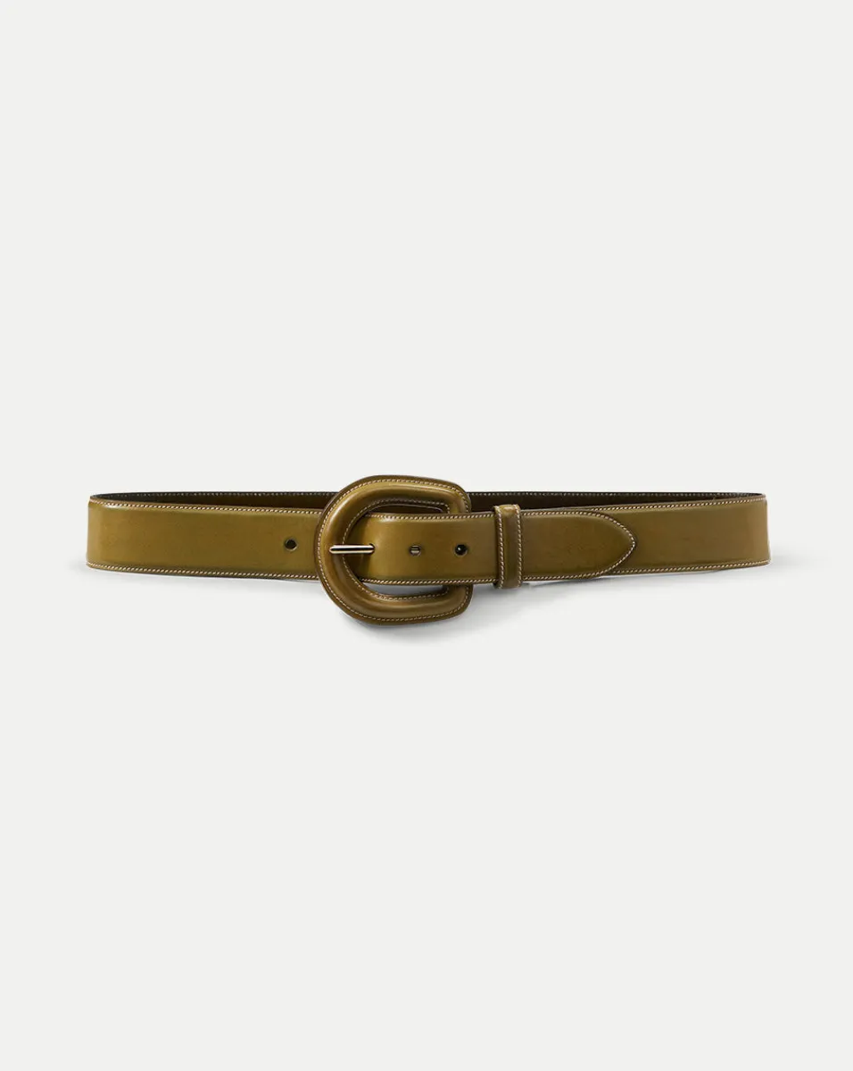 Veronica Beard Accessories*Aloe Belt in Green