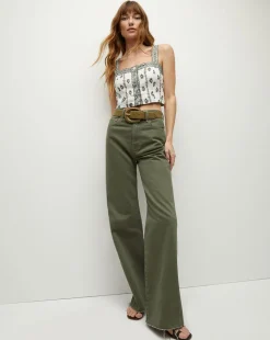 Veronica Beard Accessories*Aloe Belt in Green