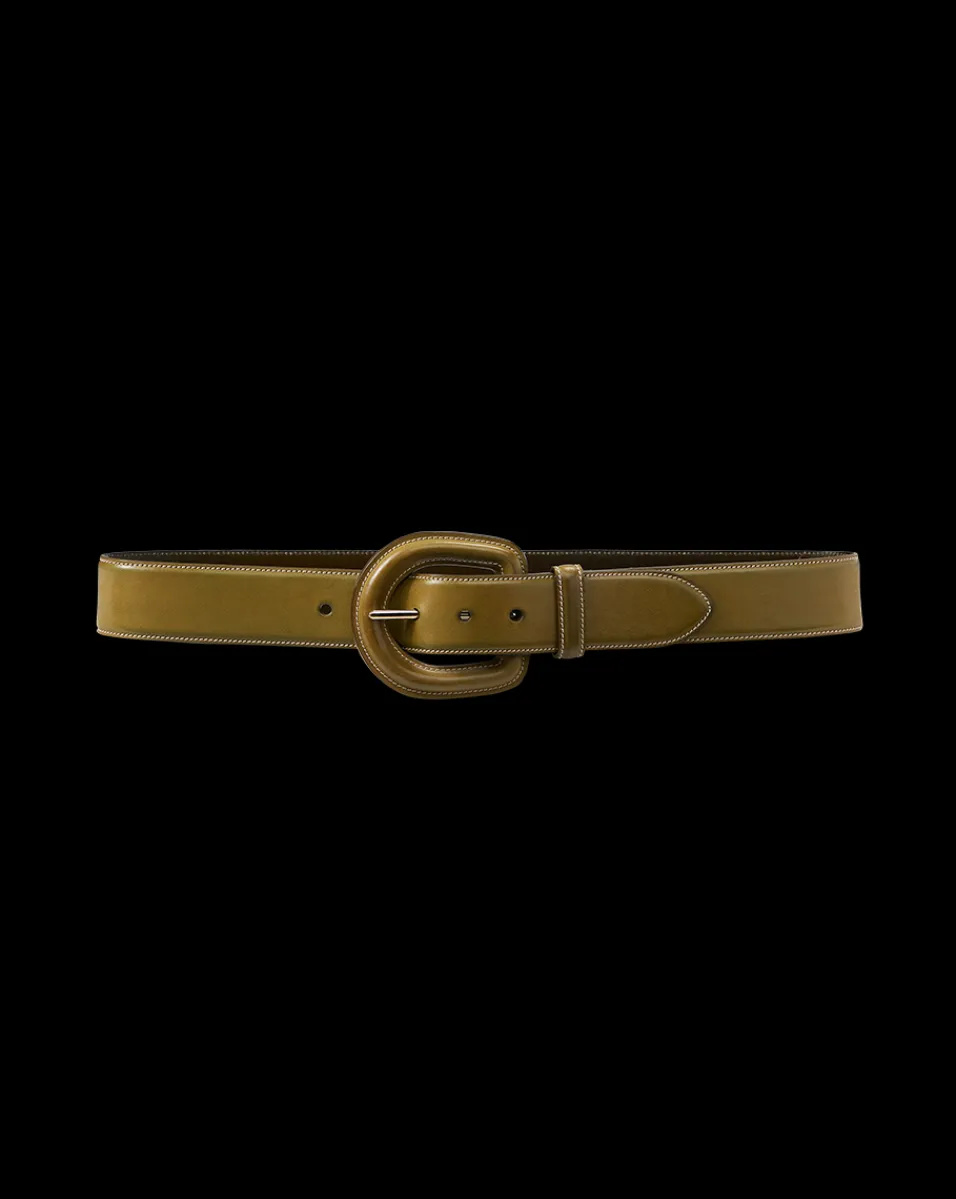 Veronica Beard Accessories*Aloe Belt in Green