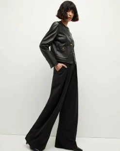 Veronica Beard Jackets & Outerwear|The Veronicas' Favorites*Andrea Leather Jacket in Black