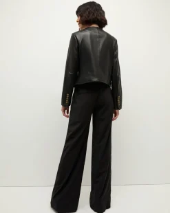Veronica Beard Jackets & Outerwear|The Veronicas' Favorites*Andrea Leather Jacket in Black