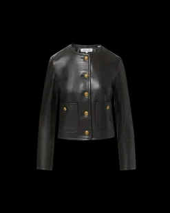 Veronica Beard Jackets & Outerwear|The Veronicas' Favorites*Andrea Leather Jacket in Black