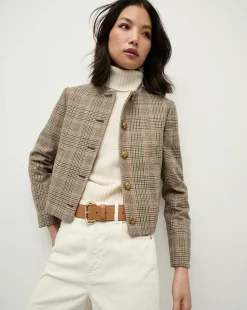 Veronica Beard Jackets & Outerwear|The Veronicas' Favorites*Andrea Plaid Jacket in Russet Multi RussetMulti