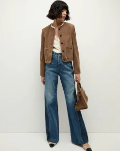 Veronica Beard Jackets & Outerwear|The Veronicas' Favorites*Andrea Suede Jacket in Bark