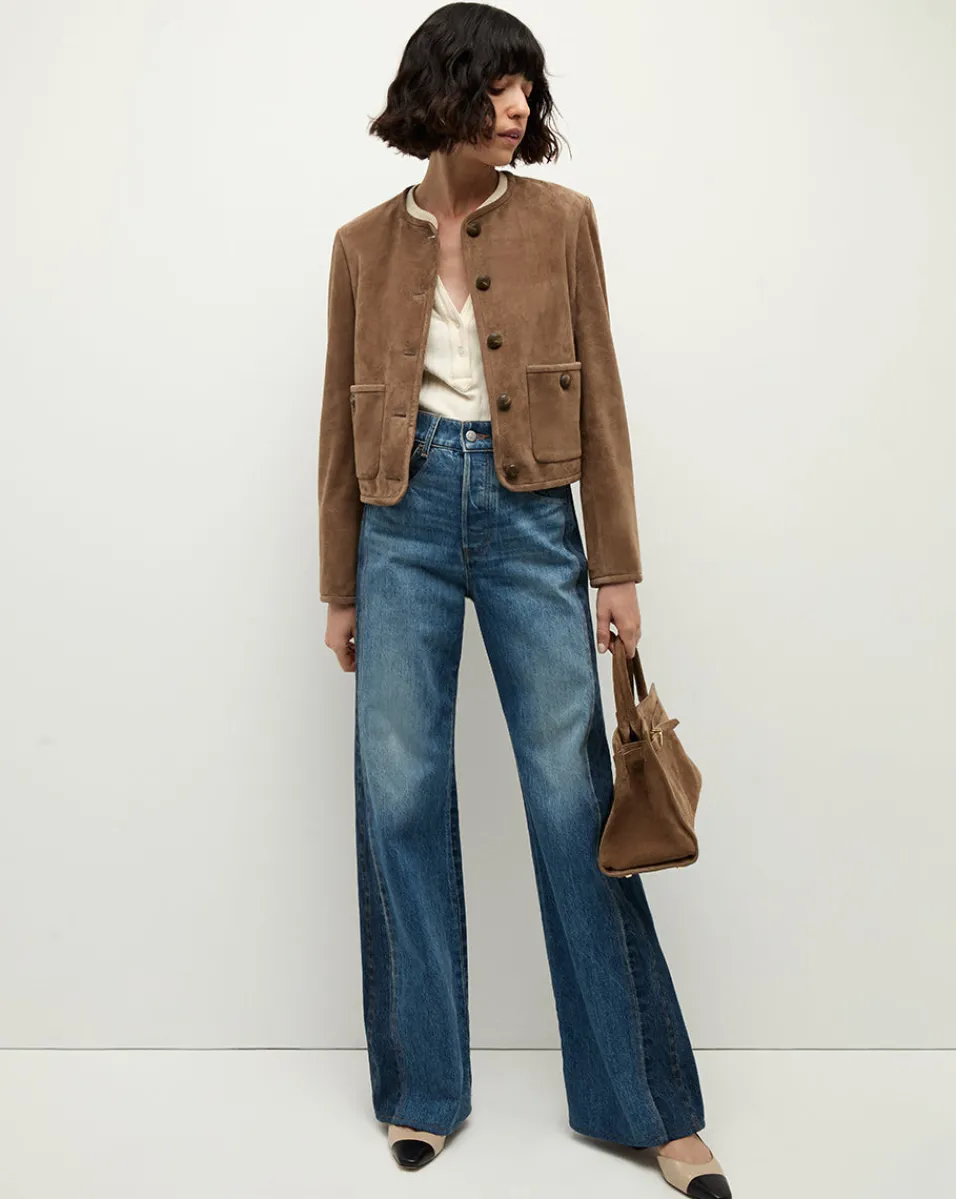Veronica Beard Jackets & Outerwear|The Veronicas' Favorites*Andrea Suede Jacket in Bark
