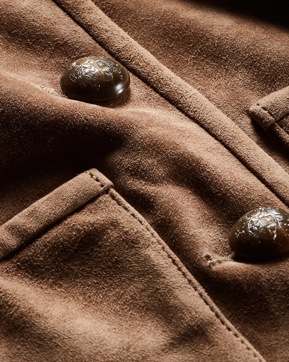 Veronica Beard Jackets & Outerwear|The Veronicas' Favorites*Andrea Suede Jacket in Bark