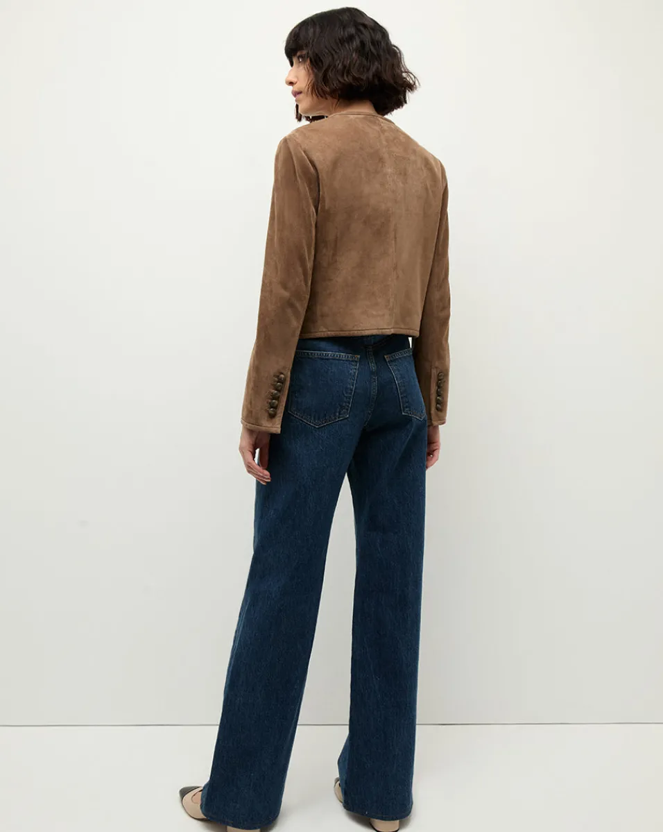 Veronica Beard Jackets & Outerwear|The Veronicas' Favorites*Andrea Suede Jacket in Bark