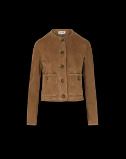 Veronica Beard Jackets & Outerwear|The Veronicas' Favorites*Andrea Suede Jacket in Bark