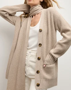 Veronica Beard Sweaters|Tops*Annalise Merino Cashmere Cardigan in Oatmeal