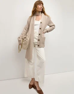 Veronica Beard Sweaters|Tops*Annalise Merino Cashmere Cardigan in Oatmeal