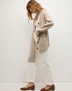 Veronica Beard Sweaters|Tops*Annalise Merino Cashmere Cardigan in Oatmeal