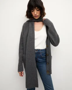 Veronica Beard Sweaters|Tops*Annalise Merino Cashmere Cardigan in Charcoal