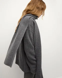Veronica Beard Sweaters|Tops*Annalise Merino Cashmere Cardigan in Charcoal