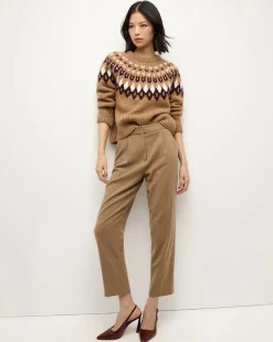 Veronica Beard Sweaters|Tops*Anne Fairisle Pullover in Russet Multi RussetMulti