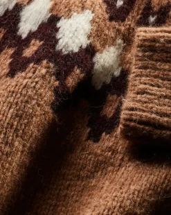 Veronica Beard Sweaters|Tops*Anne Fairisle Pullover in Russet Multi RussetMulti