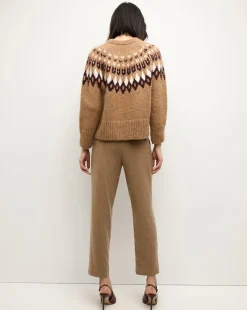 Veronica Beard Sweaters|Tops*Anne Fairisle Pullover in Russet Multi RussetMulti