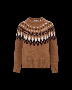 Veronica Beard Sweaters|Tops*Anne Fairisle Pullover in Russet Multi RussetMulti