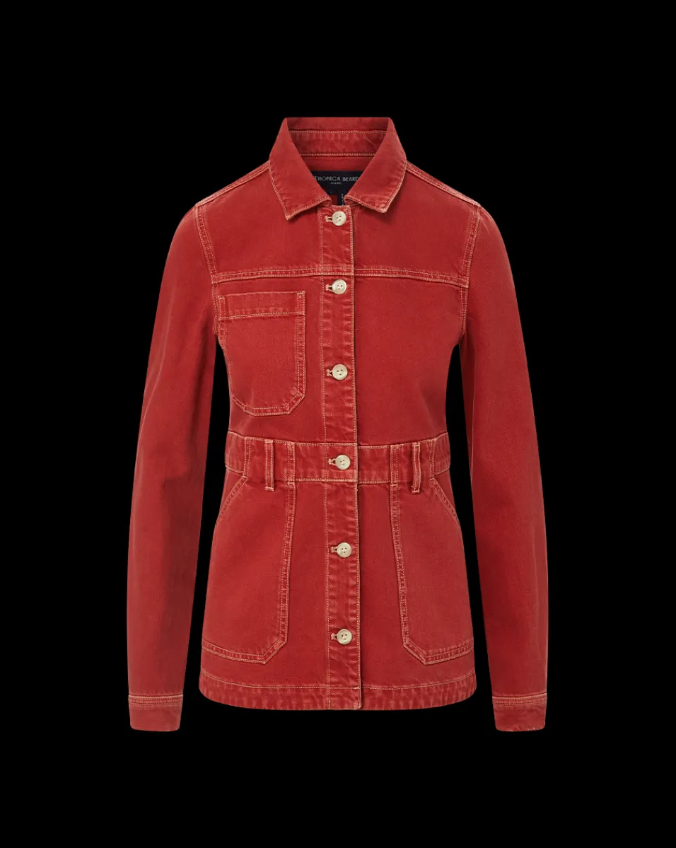 Veronica Beard Jackets & Outerwear*Anzu Jacket in Brick Red BrickRed