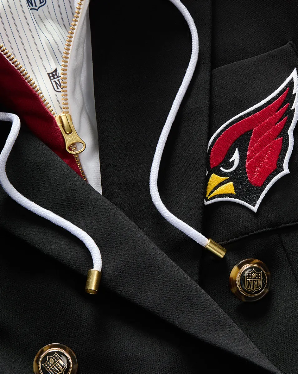 Veronica Beard Jackets & Outerwear*Arizona Cardinals Dickey Jacket in Black/Gold ArizonaCardinals
