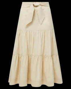 Veronica Beard Skirts & Shorts*Armida Midi Skirt in Limestone