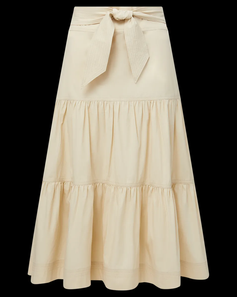 Veronica Beard Skirts & Shorts*Armida Midi Skirt in Limestone