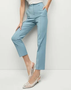 Veronica Beard Pants|Matching Sets*Arte High Waist Pants in Light Blue SeaGlass