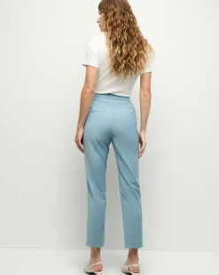 Veronica Beard Pants|Matching Sets*Arte High Waist Pants in Light Blue SeaGlass