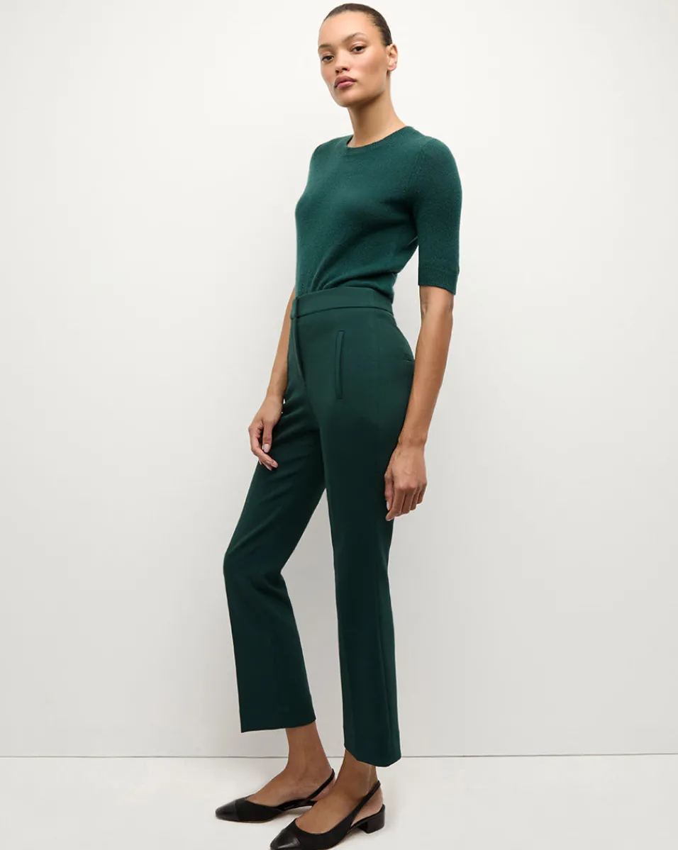 Veronica Beard Pants|Matching Sets*Arte High Waisted Pant in Dark Green Pine
