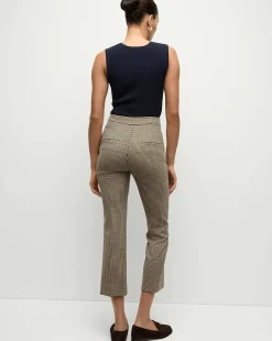 Veronica Beard Pants|Matching Sets*Arte Houndstooth Pants in Sand/Black