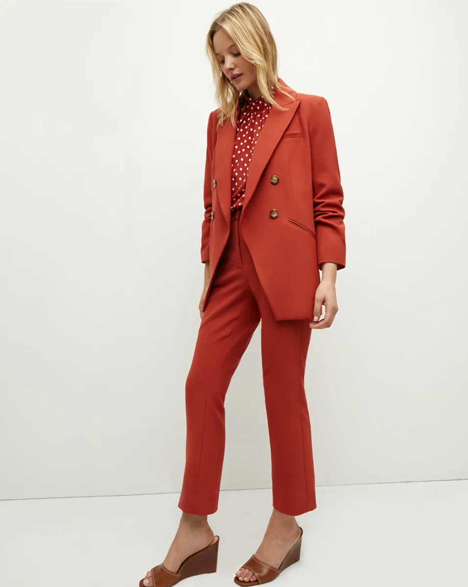Veronica Beard Pants*Arte Pant in Brick Red BrickRed