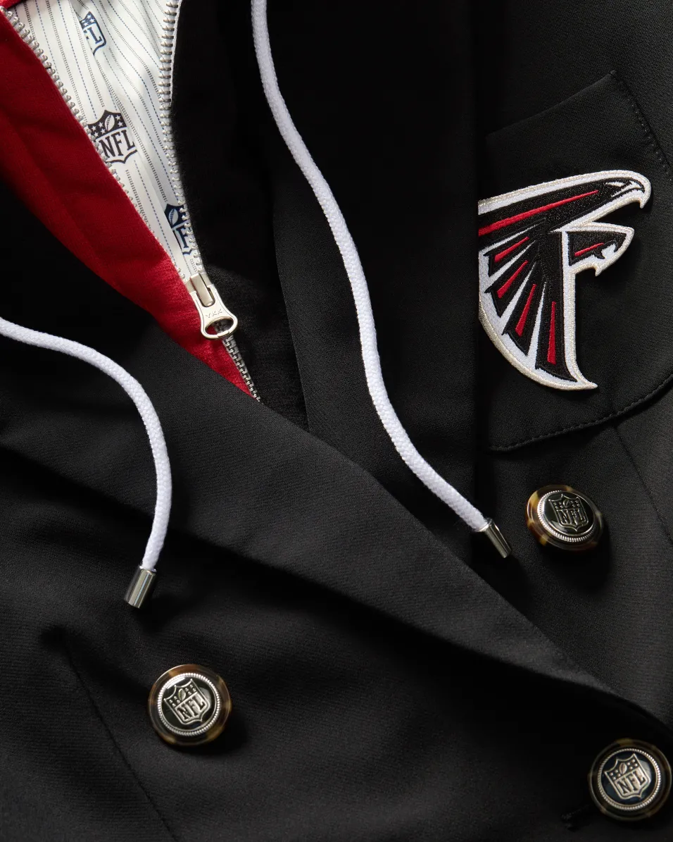 Veronica Beard Jackets & Outerwear*Atlanta Falcons Dickey Jacket in Black/Silver AtlantaFalcons