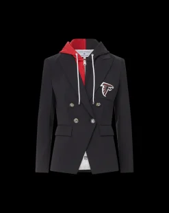 Veronica Beard Jackets & Outerwear*Atlanta Falcons Dickey Jacket in Black/Silver AtlantaFalcons