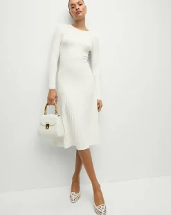 Veronica Beard Crossbody Bags|The Gift Guide*Avenue Bamboo-Handle Bag in Off-White