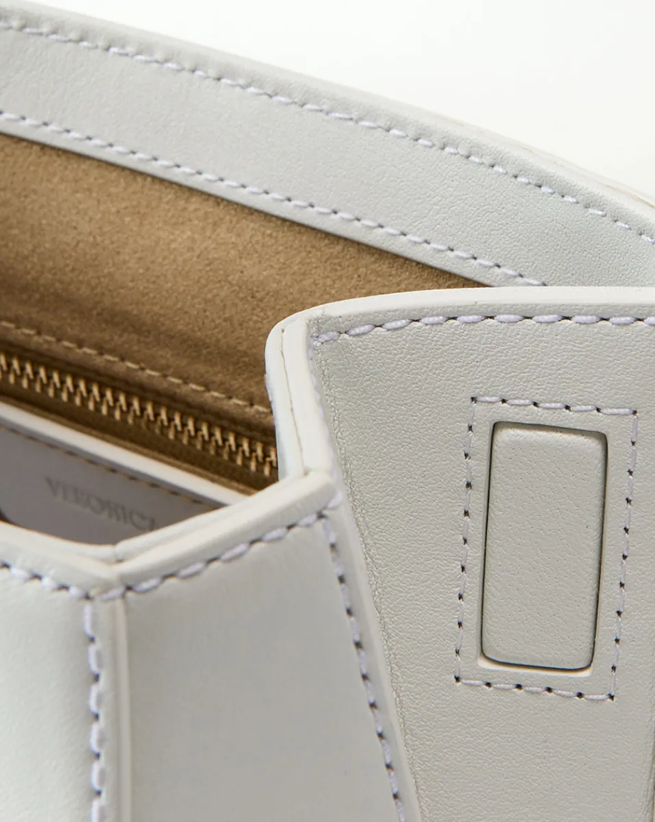 Veronica Beard Crossbody Bags|The Gift Guide*Avenue Bamboo-Handle Bag in Off-White