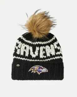 Veronica Beard Accessories|The Gift Guide*Baltimore Ravens Beanie in Black