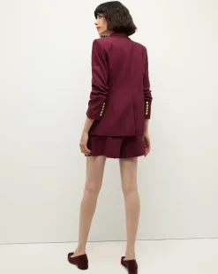 Veronica Beard Jackets & Outerwear|Matching Sets*Battista Dickey Jacket in Wine
