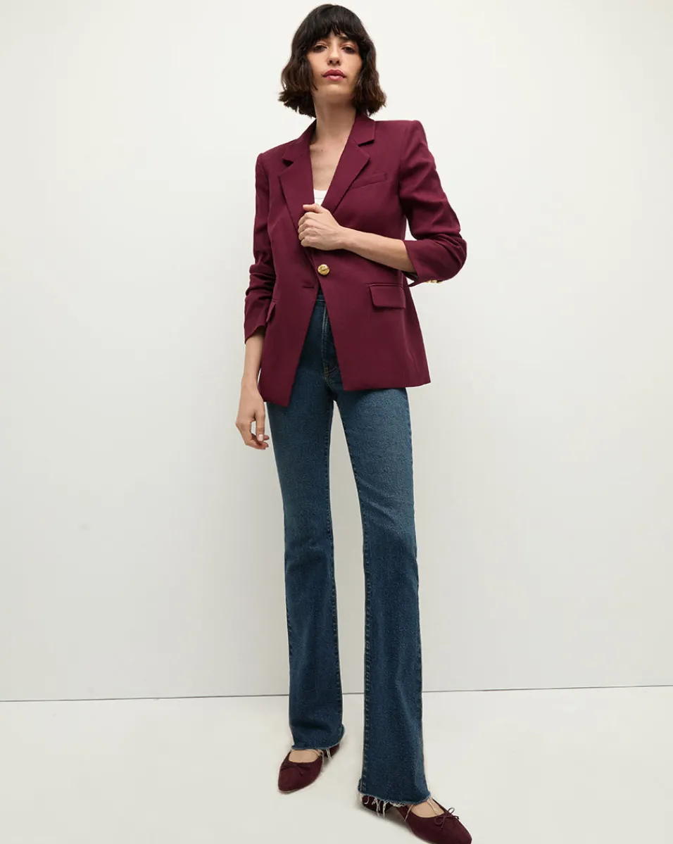 Veronica Beard Jackets & Outerwear|Matching Sets*Battista Dickey Jacket in Wine