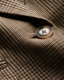Veronica Beard Jackets & Outerwear*Battista Plaid Dickey Jacket in Ecru/Ochre